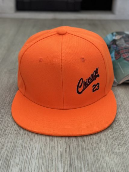 Кепка снепбек (Snapback) Чикаго (Chiсago 23) Оранжевый 56-61р  (9106) | Зображення 1