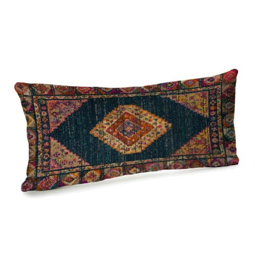 Подушка для дивана бархатная Персидский узор 50x24 см (52BP_ERA001)