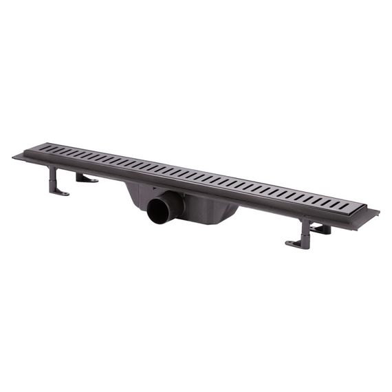 Лінійний трап Q-tap Dry FA304-700MBLA з сухим затвором 700 мм