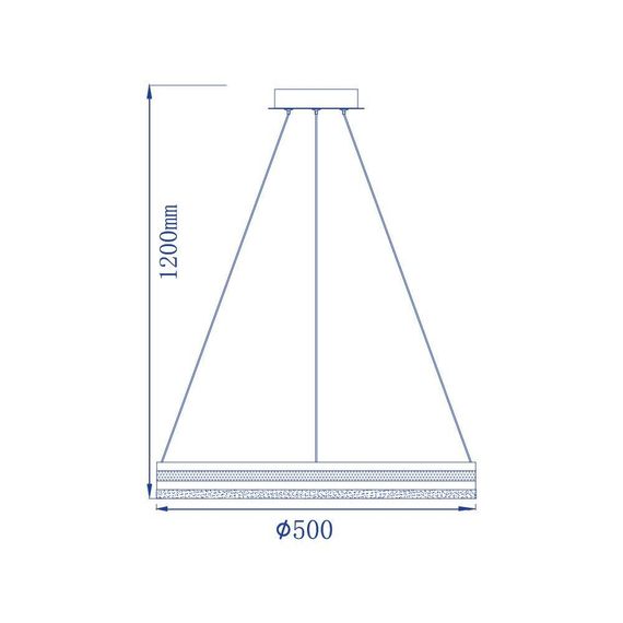 Світлодіодна люстра Feron AL6610 SHINE LEVITATION 50Вт 4000K срібло | Зображення 1