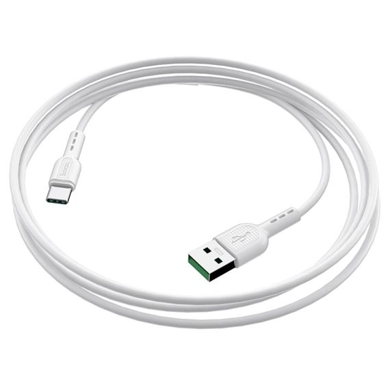 Кабель HOCO X33 Type-C 5A Surge charging data cable White | Зображення 4