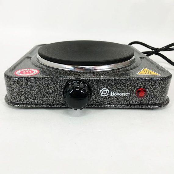 Електроплита настільна DOMOTEC MS-5821 (дискова на 1 конфорку/1Д), маленька переносна електроплита | Зображення 1
