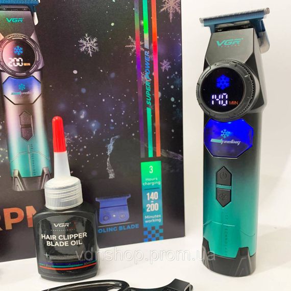 Машинка для різних стрижок акумуляторна VGR V-946, Бездротова акумуляторна машинка для стрижки волосся VY-85 | Зображення 3