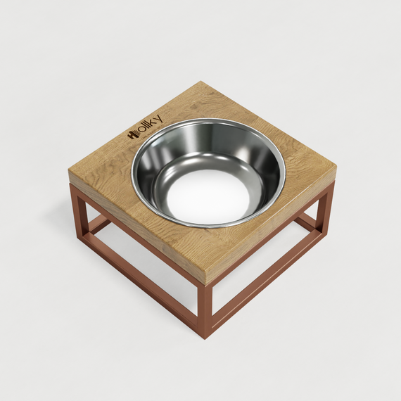 Миска на подставке для кошек и маленьких собак Hollky Base Solo S (1 × 0,45 л) Solo S-18187-GLNT | Зображення 4