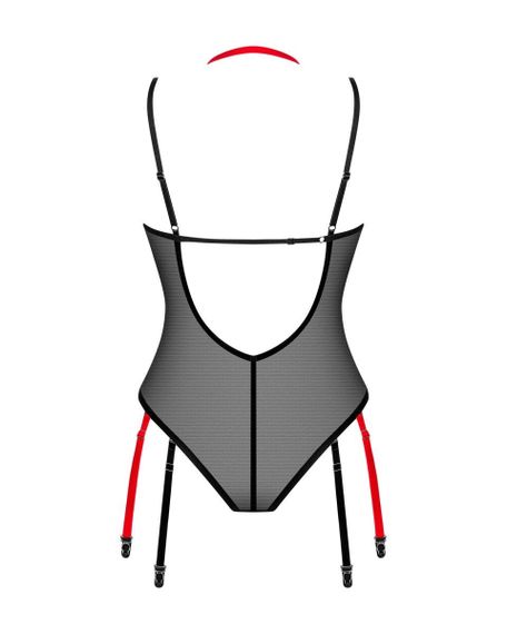 Боді напівпрозоре XS/S Glandez Obsessive, чорне sexstyle | Зображення 6