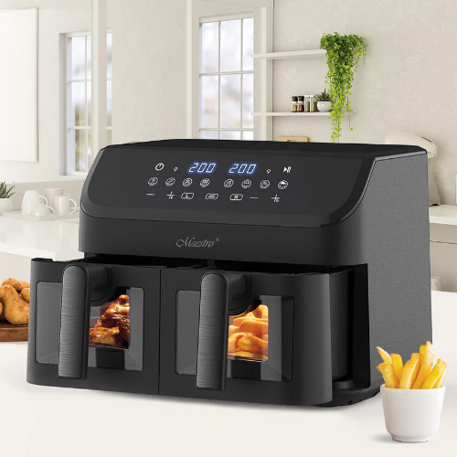Аерофрітюрниця з двома чашами 4,5л + 4,5л 2000W MR-758 Maestro | Зображення 1