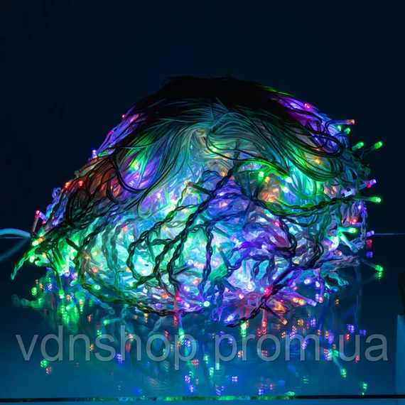 Вулична гірлянда Бахрома 50 м 600 LED білий провід Мультиколір 50MWML | Зображення 2