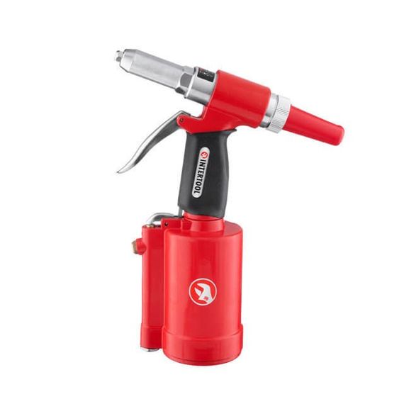 Пістолет заклепувальний пневматичний, аксесуари, кейс INTERTOOL PT-1304 | Зображення 1