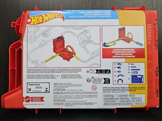 Ігровой набір Трек Хот Вілс Каністра для трюків Турботрюки ​Hot Wheels Track Builder Unlimited Fuel Can Stunt Box | Зображення 9