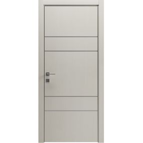 Двері міжкімнатні Rodos MODERN Flat-04 INSIDE ПВХ Білий мат