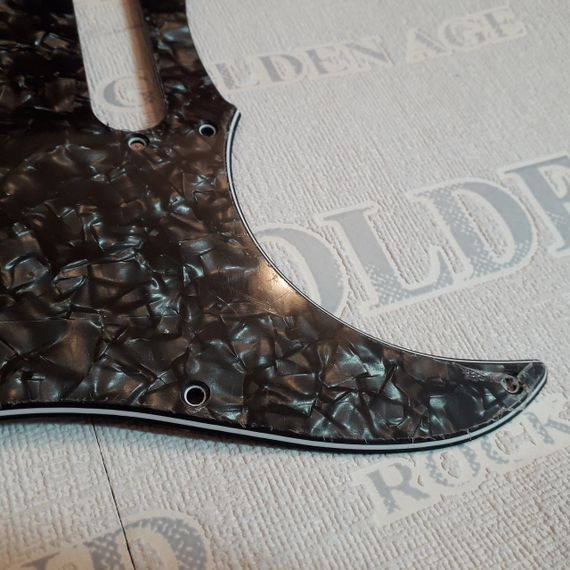 Пікгард для електрогітари SSS Fender Stratocaster ST China ЧОРНИЙ ПЕРЛАМУТР | Зображення 3