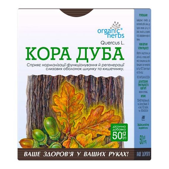 Кора дуба фіточай ФітоБіоТехнології 50 г