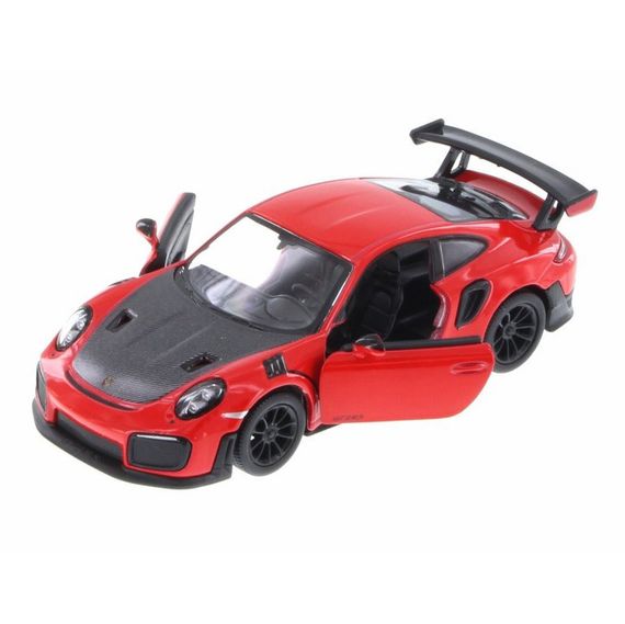 Автомодель легкова PORSCHE 911 GT2 RS 5" KT5408W, 1:36  Червоний