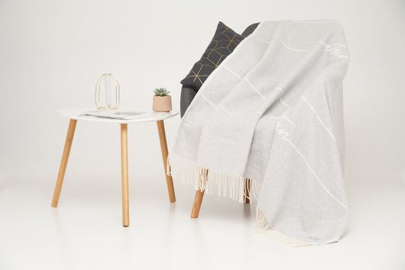 Плед SoundSleep by ANDRE TAN бавовняний 140х200 см сірий (51970708) | Зображення 4