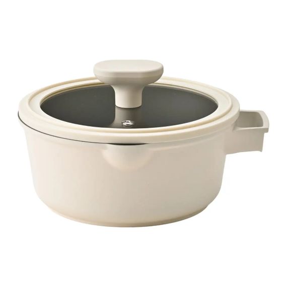 Набор посуды Pepper Creamy Cheef PR-2503 10 предметов кремовый | Зображення 1