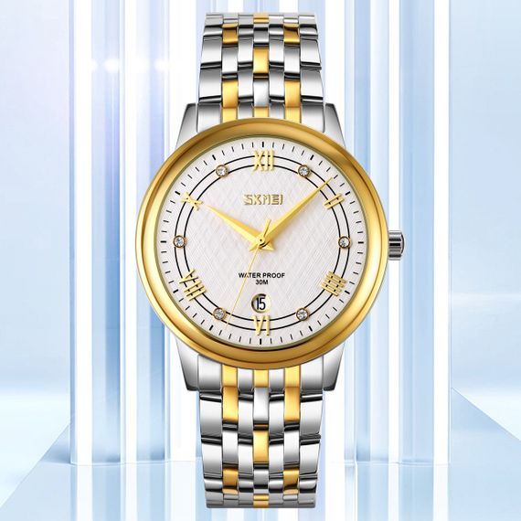 Годинник S2kmei 9272TGDSI-B Gold/Silver-Silver Men | Зображення 3