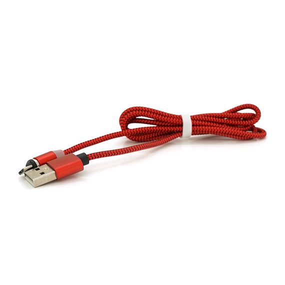 Магнитный кабель PiPo USB 2.0/Micro, 1m, 2А, тканевая оплетка, бронированный | Зображення 4
