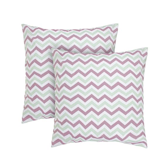 Набір наволочок Home Line 64709 Україна 70x90  Бавовна Зелений, Фіолетовий