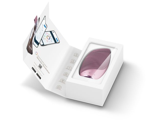 Електронна звукова термо щітка для обличчя GESKE Sonic Thermo Facial Brush 6в1 pink | Зображення 8