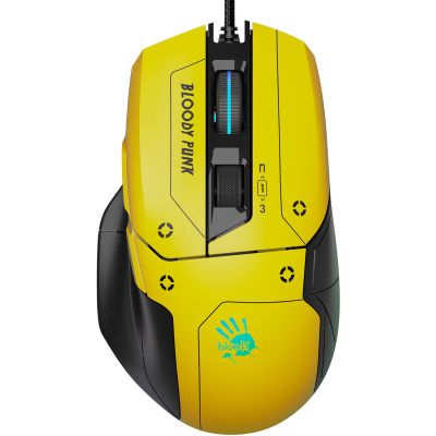Мишка A4Tech Bloody W70 Max Punk Yellow (Bloody W70 Max Punk Yellow) | Зображення 2
