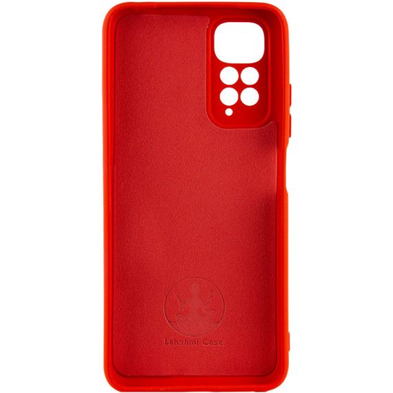 Чехол Silicone Cover Lakshmi Full Camera (AAA) для Xiaomi Redmi Note 11 (Global) / Note 11S Full camera, Червоний / Red | Зображення 1