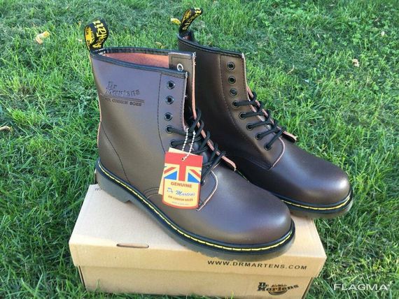 Ботинки Dr. Martens 1460 (Коричневые) Размер 41 42 43 44 45 | Зображення 1