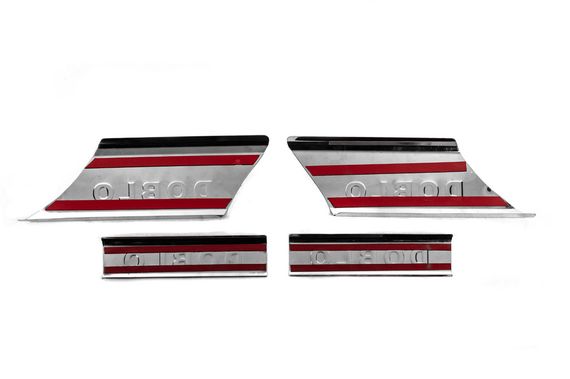 Накладки на внутрішні пороги (Carmos V2, сталь) 3 двері для Fiat Doblo I 2001-2005 рр | Зображення 2