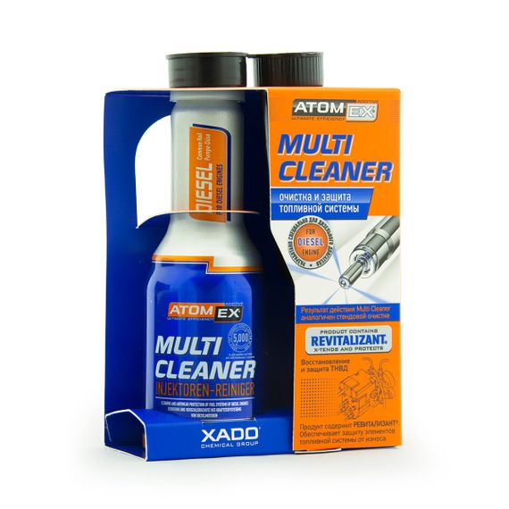 Очисник паливної системи двигуна (дизель) ATOMEX Multi Cleaner (250 мл)