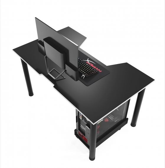 Стол компьютерный ZEUS GAMER-3 черныйбелый | Зображення 3