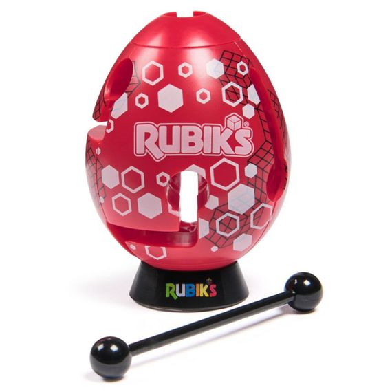 Развивающая Головоломка Смарт-яйцо Rubik's 6071681(Red) палочка, подставка | Зображення 1