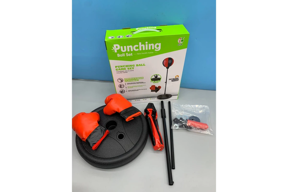 Боксерська груша для дітей на стійці з рукавичками Punching Ball Set | Зображення 2
