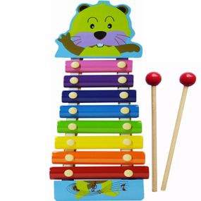Дитяча іграшка Ксилофон MD0712 дерев'яний  Бобер