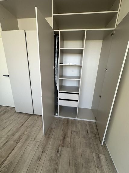 Прасувальна дошка вбудована у шафу, метал з Амортизатором 120*38 Тефлоновий беж | Зображення 8