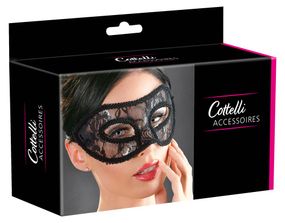 Маска на очі - 2480271 Cottelli Collection Lace Eye Mask Black