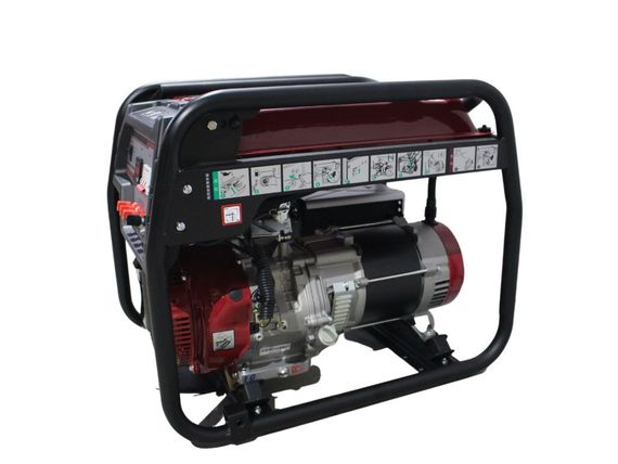 Бензиновий генератор EF Power 5,0/5,5 кВт, однофазний, ручний запуск + газова плитка Orcamp CK-505 + електричний обігрівач Gardyer HE2000 та лійка (KYH6500S-IV(K)) | Зображення 4