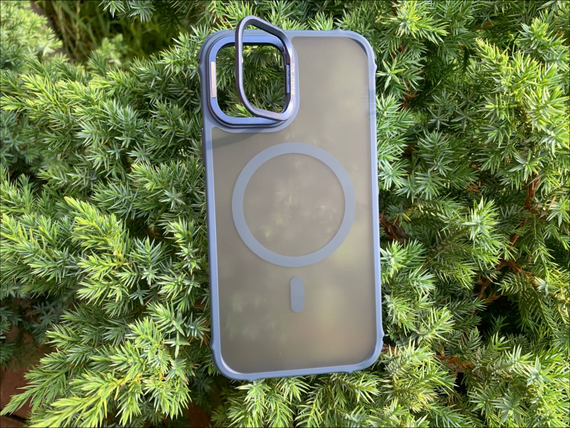 Чохол Iphone 12 / Iphone 12 Pro із підставкою для камери MagSafe TPU Matte Противоударний | Зображення 1