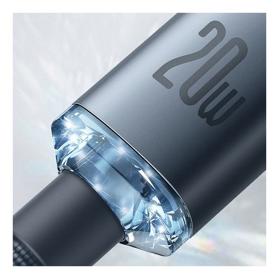 Дата кабель USB-C to Lightning 2.0m 20W blue Baseus (CAJY000303) | Зображення 4