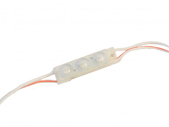 Светодиодный модуль 12V 1.08W SMD 2835 RED IP67 (BY-04/3)