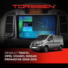 Штатна магнітола 2K Torssen Renault Trafic, Opel Vivaro, Nissan Primastar 06-10 F108256 4G Carplay DSP