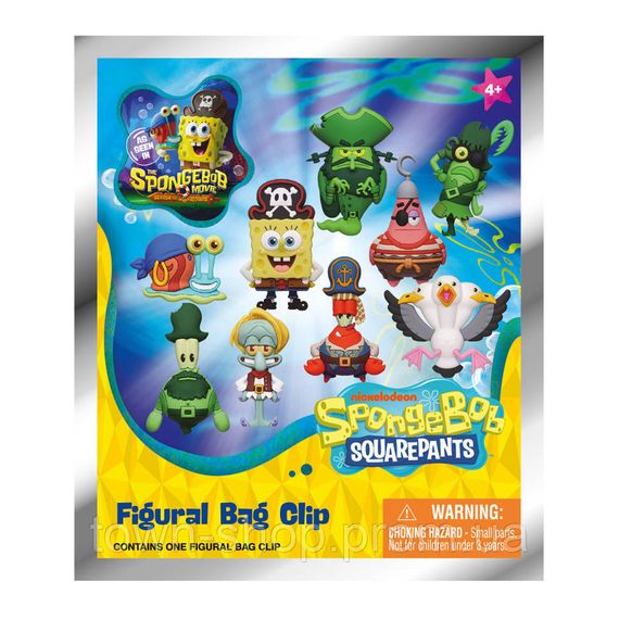 Игровая фигурка на клипсе Monogram 63195 серии "Губка Боб" игрушка-сюрприз