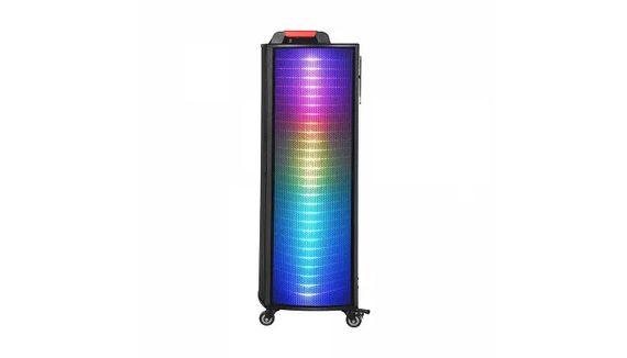 Акумуляторна акустична система XPRO GZ-1010 колонка валіза 300Вт USB, SD, FM радіо, Bluetooth, 2 радіомікрофони, ДУ (MER-15689) | Зображення 2