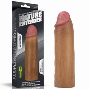 Удлинительная насадка ADD 1 SILICONE EXTENDER Brown sexstyle