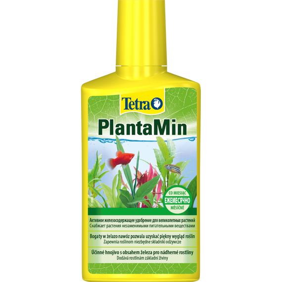 Добриво Tetra PlantaMin для зелених акваріумних рослин з залізом 250 мл на 1000 л
