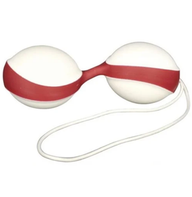 Вагинальные шарики Amor Gym Balls white-red sexstyle