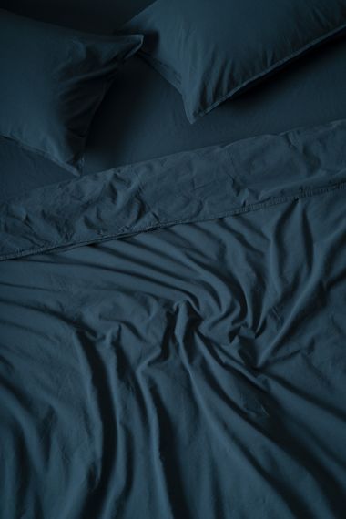 Комплект постільної білизни SoundSleep Stonewash Adriatic Dark Blue Сімейний 240х260 см синій (92669543) | Зображення 2