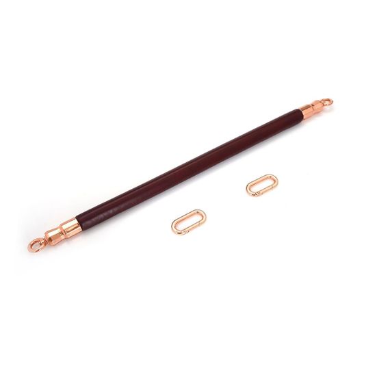 Фіксатор-розпірка для ніг або рук Liebe Seele Wine Red Spreader Bar, дерево + натуральна шкіра sexstyle | Зображення 1