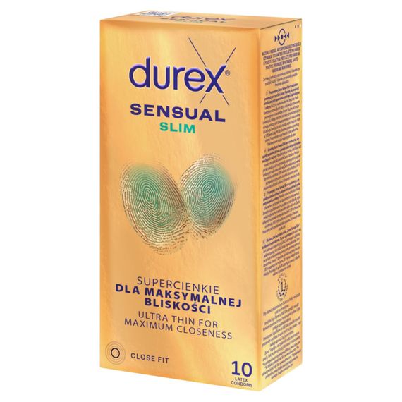 Упаковка презервативів Durex Sensual 10шт (Класичні)