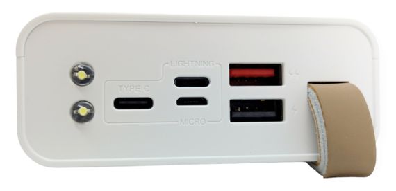 Power Bank 30000 mAh 2А реальна ємність Tx30 зарядка зовнішній акумулятор павербанк сертифікований | Зображення 2