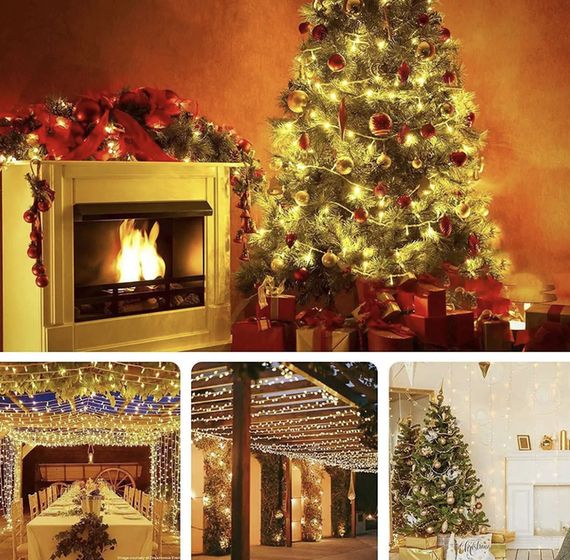 Гірлянда Роса нитка 500 LED, довжина 50 м з пультом, зелений, теплий XPRO (47724-717_377) | Зображення 5