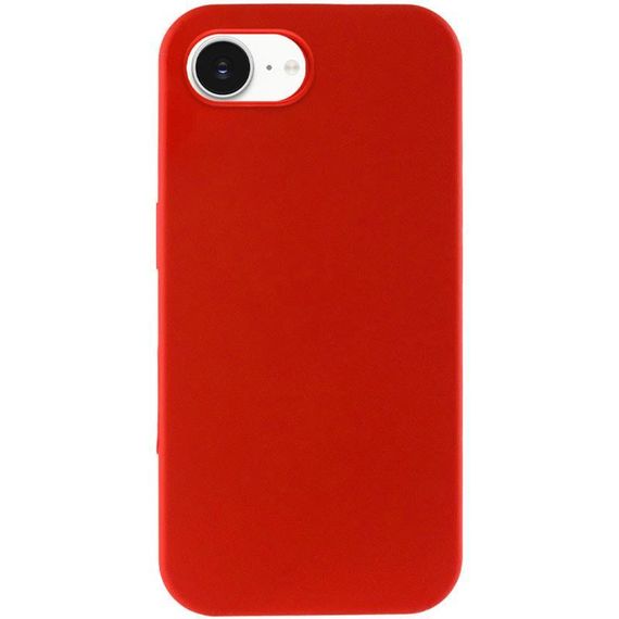 Чохол Silicone Case Full Protective (AA) NO LOGO для Apple iPhone 16e (6.1") Червоний / Red